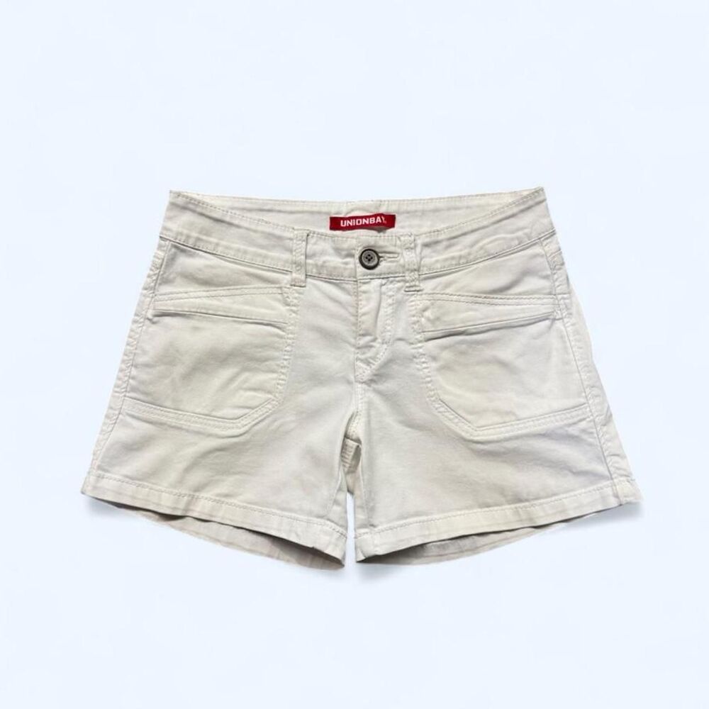 Union Bay Women's White Mini Shorts